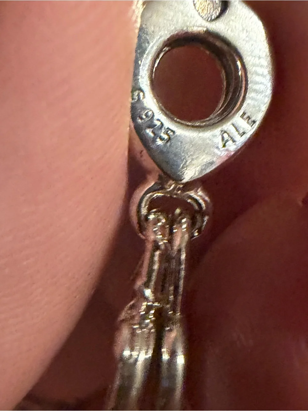 Pandora “I love you more than anything “ Silver Dangle charm